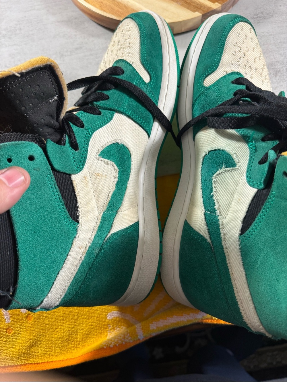 Jordan 1 High Zoom Air CMFT stadium Green Size 12 - Picture 6 of 8